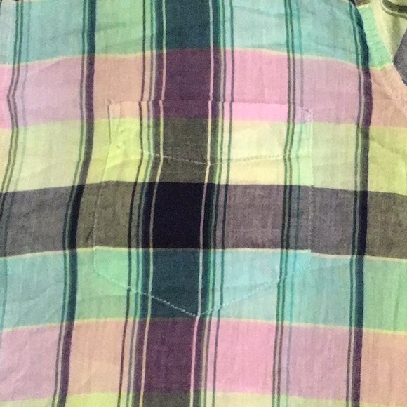 OLD NAVY PLAID LONG SLEEVE SHIRT - Picture 9 of 9